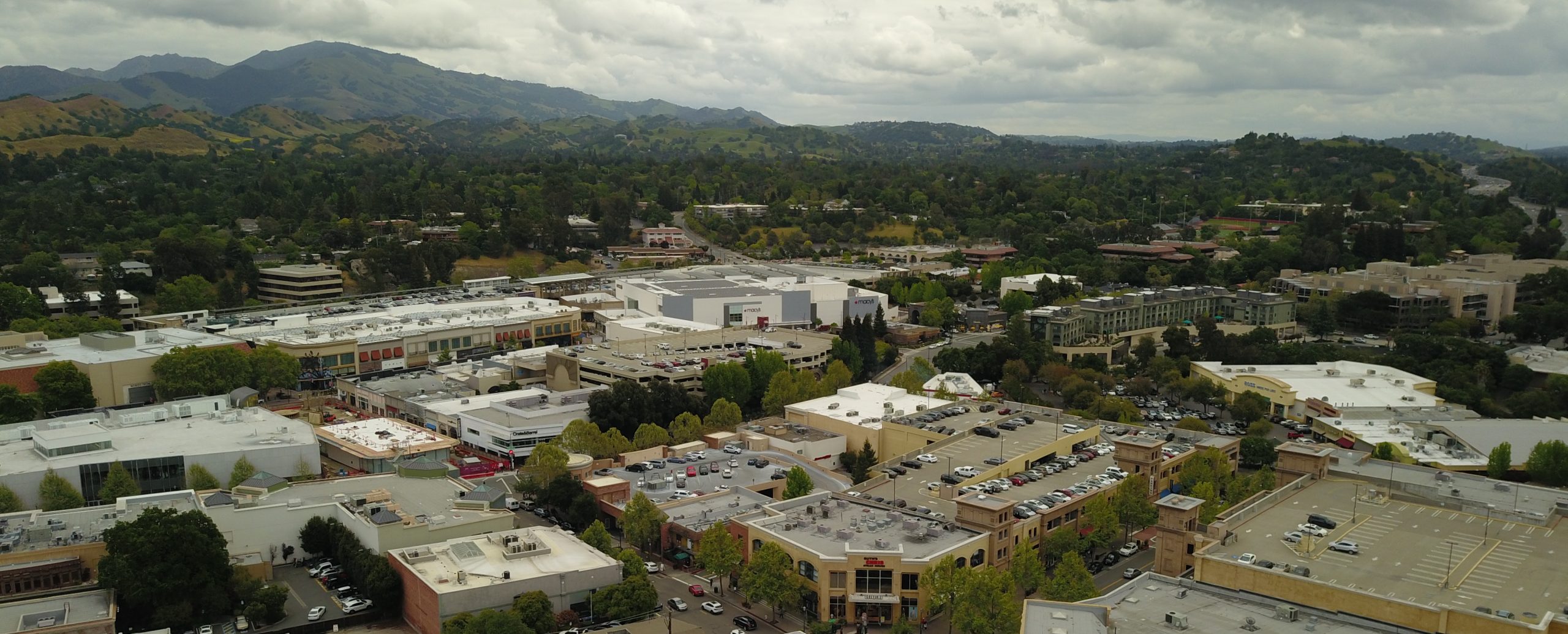 Plaza Esquela exterior aerial image Walnut Creek, CA